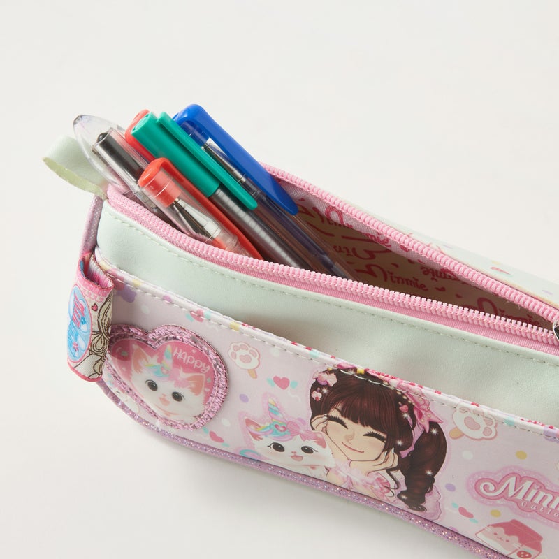 Minmie Printed Pencil Case for Girls - Image 4